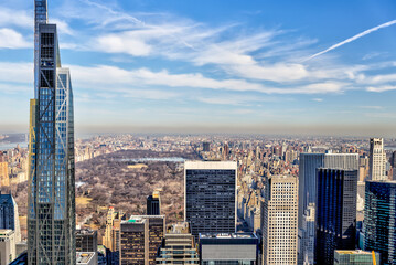 Fototapeta na wymiar Iconic architecture in Manhattan in New York