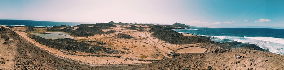 Vistas panorámicas de la Isla de las Lobos 