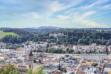 Cityscape view at Passau city, bavaria
