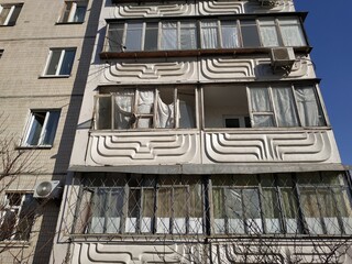 Darnytskyi district, Kyiv city, Ukraine, March 19, 2022. Russian war in Ukraine. After the...