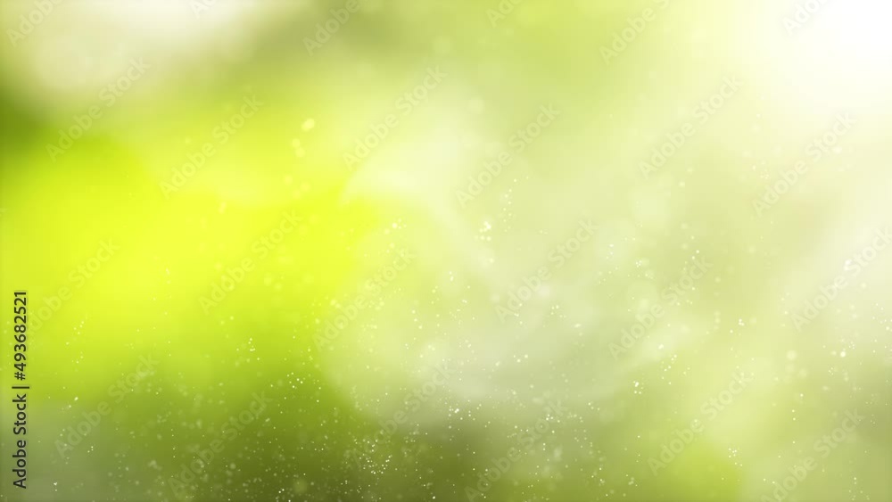 Canvas Prints sunny spring season nature bokeh flicker particles looping copy space animation backgrounds.