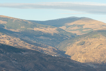 Sierra Nevada mountains in southern Spain