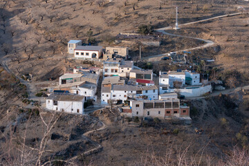 Fototapeta premium houses of a small town in the province of Granada