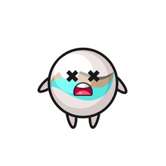 the dead marble toy mascot character