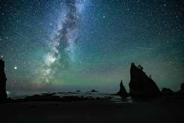  Melkweg over Ocean Beach © Zach