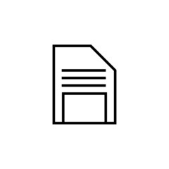Graphic file save icon for your design and website
