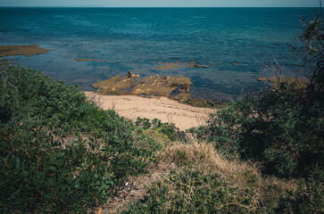 view of the coast of the sea