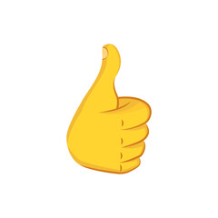 Isolated hand cartoon icon doing a gesture Vector illustration