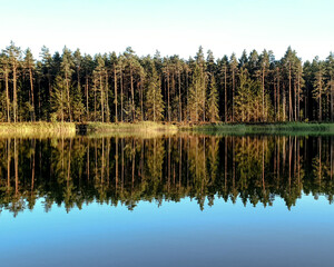 Obraz premium mirror lake