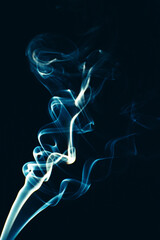 Blue smoke