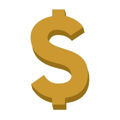 golden dollar symbol
