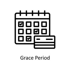 Grace Period Vector Outline icons for your digital or print projects.