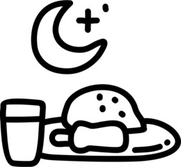 iftar ramadan illustration