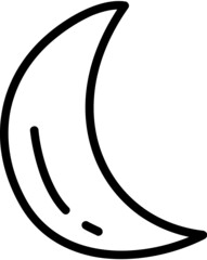 crescent moon icon
