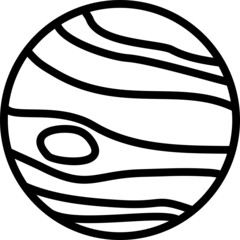 planet jupiter icon © zulfa