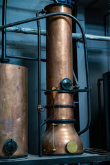 Production of sweet cassis creme liquor from ripe black currant berries, distillation and...