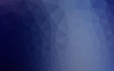 Obraz premium Dark BLUE vector low poly layout.
