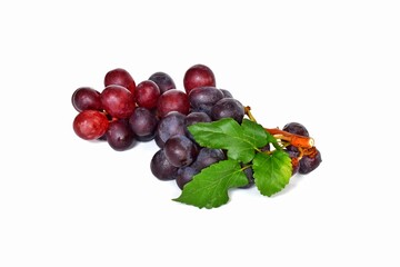 bunch of red grapes