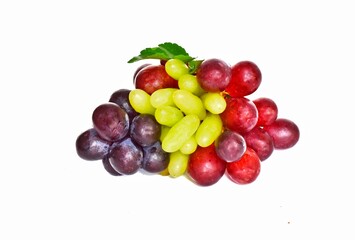 red and green grapes