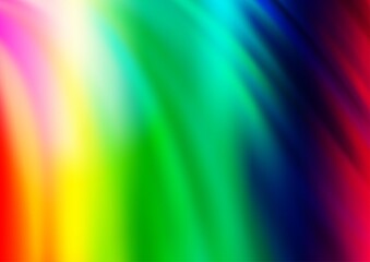 Obraz premium Light Multicolor, Rainbow vector background with bent ribbons.