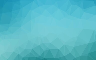 Light BLUE vector blurry triangle pattern.
