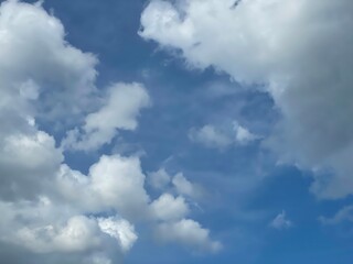 blue sky with clouds