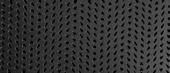 black metal grid wave seamless dot pattern. mesh pattern background texture