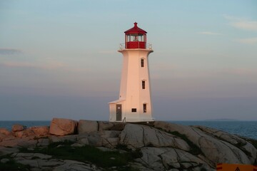 Fototapeta na wymiar lighthouse at sunrise