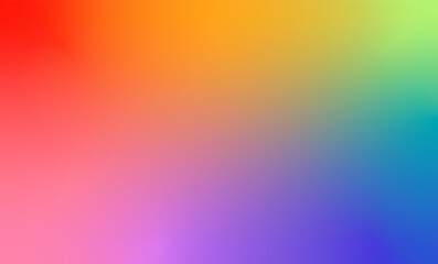 Fototapeta Rainbow color gradient background banner vector template. LBGT people pride symbol obraz