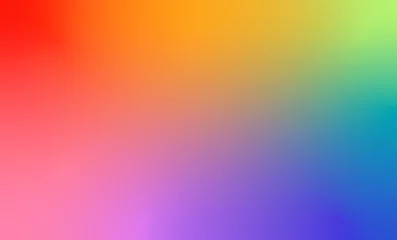 Fotobehang Rainbow color gradient background banner vector template. LBGT people pride symbol © Hero Design