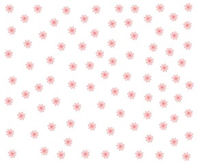 Background with beautiful flowers vector image