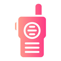 walkie talkie gradient icon