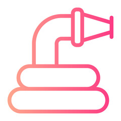 firefighter gradient icon