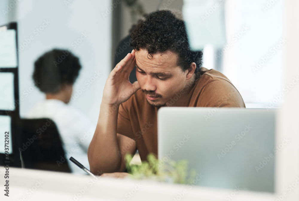Poster this is the worst text to have gotten. shot of a handsome young businessman sitting in the office an