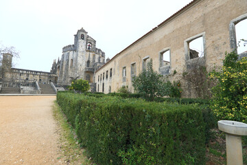 Fototapeta na wymiar Historic monastery of Tomar, unesco world heritage, Portugal 