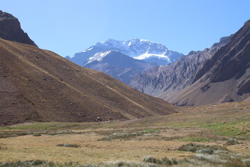 Aconcagua Park trail in Argentina