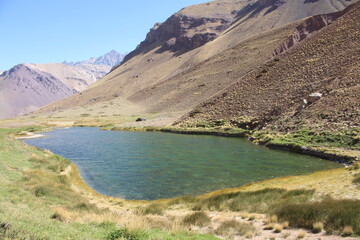 Aconcagua Park trail in Argentina