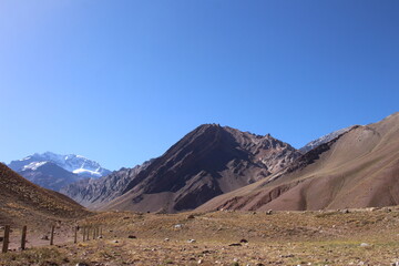 Aconcagua Park trail in Argentina