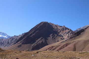 Aconcagua Park trail in Argentina