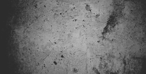 Fototapeta na wymiar Black concrete wall or dark gray rough grainy stone texture background.