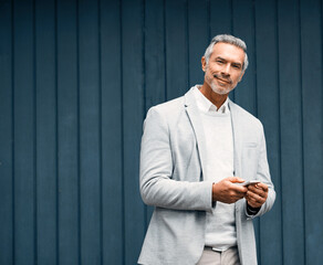 To be the part, you have to look the part. Cropped shot of a smartly dressed mature businessman...