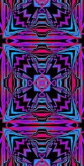 Fractodome Colorful Seamless Fractal Patterns