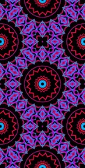 Fractodome Colorful Seamless Fractal Patterns