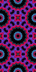 Fractodome Colorful Seamless Fractal Patterns