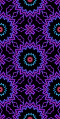 Fractodome Colorful Seamless Fractal Patterns