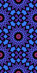 Fractodome Colorful Seamless Fractal Patterns