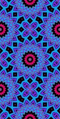 Fractodome Colorful Seamless Fractal Patterns