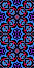 Fractodome Colorful Seamless Fractal Patterns