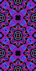Fractodome Colorful Seamless Fractal Patterns