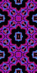 Fractodome Colorful Seamless Fractal Patterns